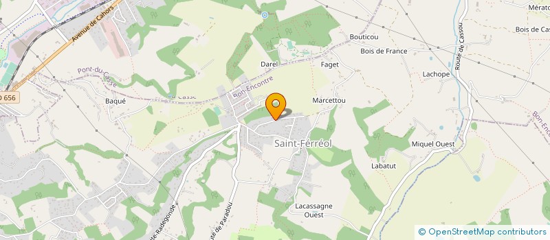 localisation de l'entreprise MADAME NATHALIE BOISQUILLON à BON-ENCONTRE