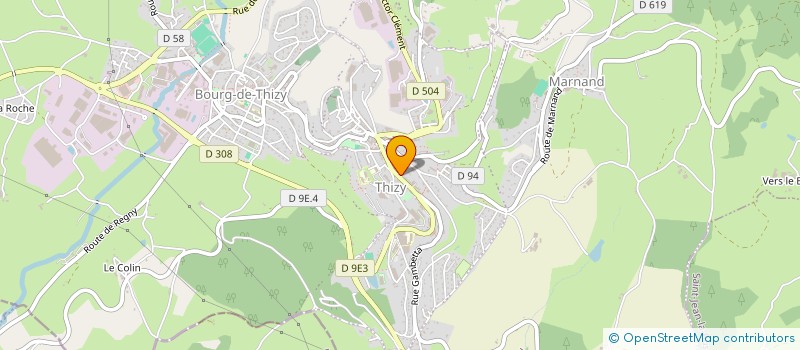 localisation de l'entreprise MADAME NATHALIE BOISSET  THIZY-LES-BOURGS