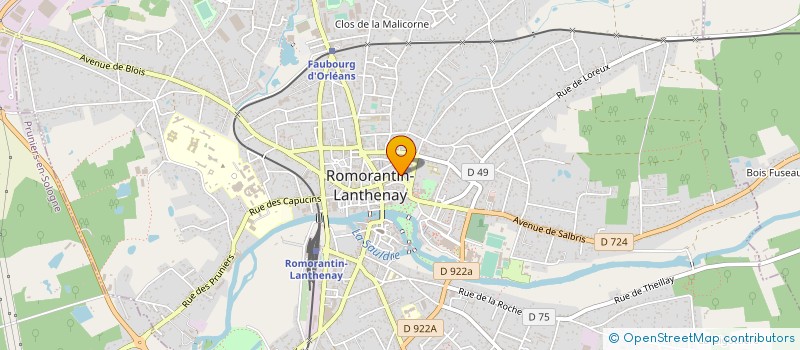 localisation de l'entreprise MADAME NATHALIE BOISTARD  ROMORANTIN-LANTHENAY