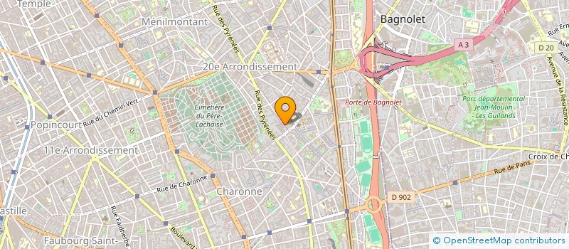 localisation de l'entreprise MADAME NATHALIE BOITEL à BAGNOLET