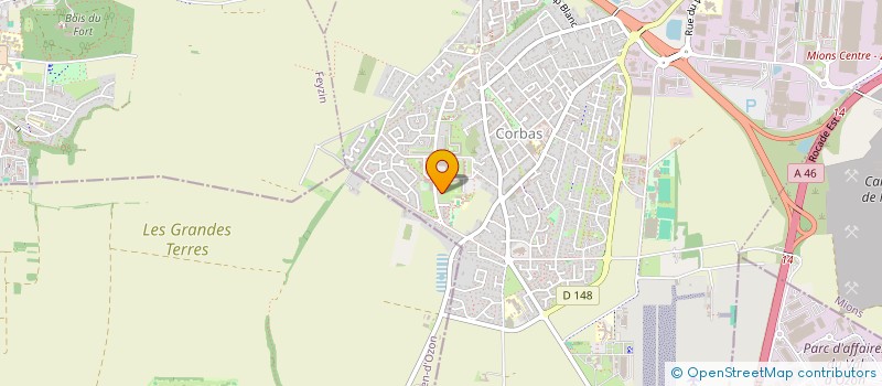 localisation de l'entreprise MADAME NATHALIE BOLLAND-SOLLE à CORBAS