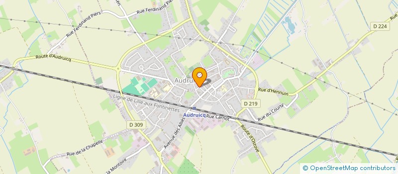 localisation de l'entreprise MADAME NATHALIE BOMBLED  NORTKERQUE