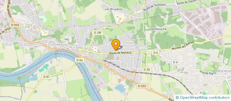 localisation de l'entreprise MADAME NATHALIE BONALDI à TREVOUX