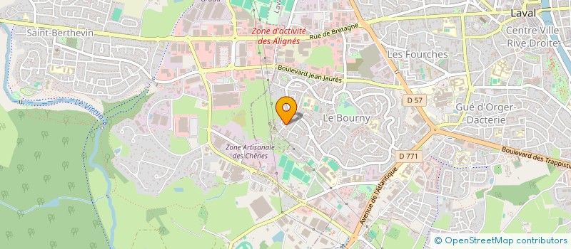 localisation de l'entreprise MADAME NATHALIE BONAMY à LAVAL