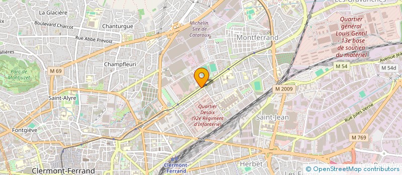 localisation de l'entreprise MADAME NATHALIE BONHOMME  CLERMONT-FERRAND