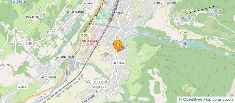 localisation de l'entreprise MADAME NATHALIE BONIN  VILLAR-SAINT-PANCRACE