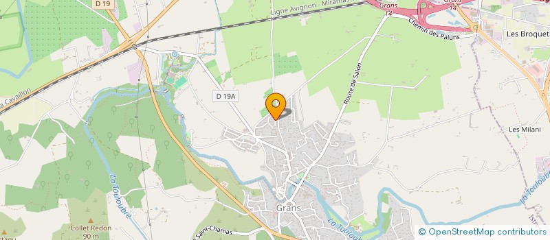 localisation de l'entreprise MADAME NATHALIE BONIVARDO  GRANS