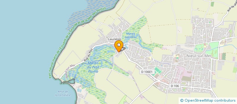 localisation de l'entreprise MADAME NATHALIE BONNAIN  L'HOUMEAU