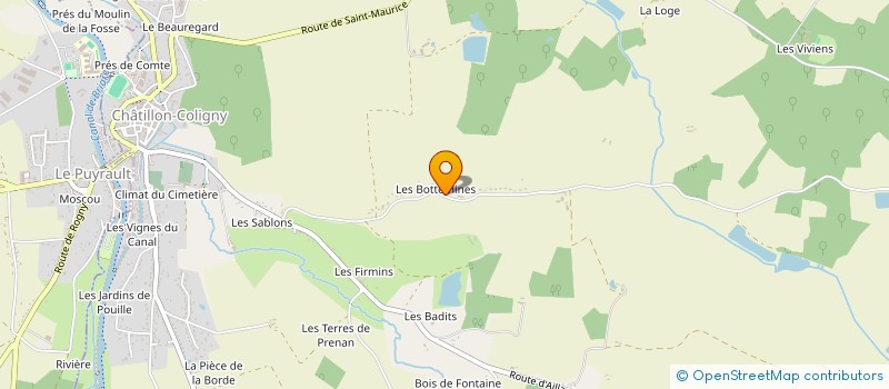 localisation de l'entreprise MADAME NATHALIE BONNEAU à CHATILLON-COLIGNY