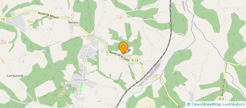 localisation de l'entreprise MADAME NATHALIE BONNENOUVELLE  MISSON