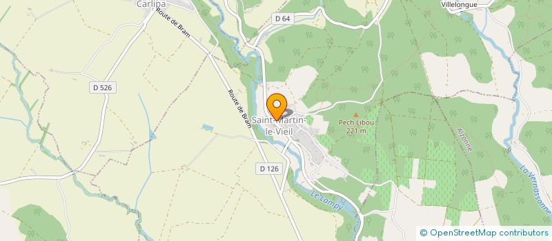 localisation de l'entreprise MADAME NATHALIE BONNET  SAINT-MARTIN-LE-VIEIL