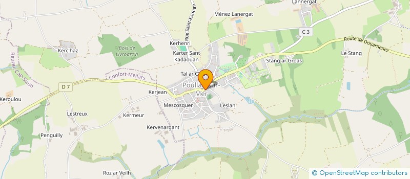 localisation de l'entreprise MADAME NATHALIE BONNET  POULLAN-SUR-MER