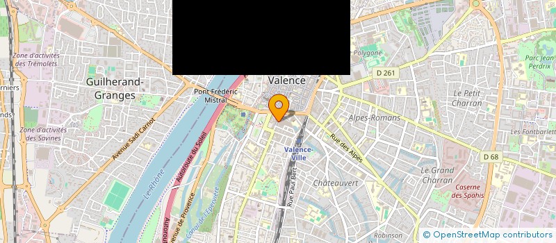 localisation de l'entreprise MADAME NATHALIE BONNET-LIGEON  VALENCE