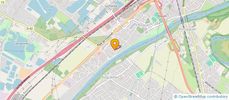 localisation de l'entreprise MADAME NATHALIE BONNEVAL  ROQUES