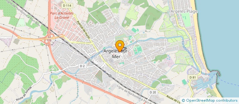 localisation de l'entreprise MADAME NATHALIE BONNINGUE à ARGELES-SUR-MER