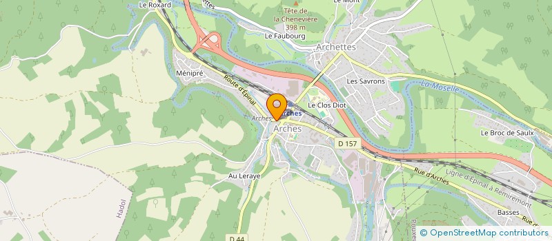 localisation de l'entreprise MADAME NATHALIE BONTEMS  ARCHES