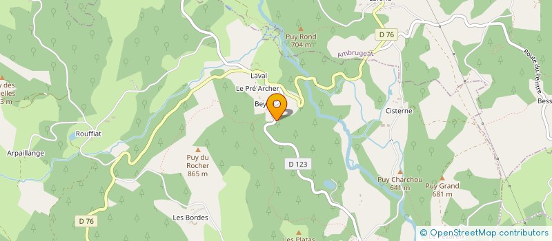 localisation de l'entreprise MADAME NATHALIE BORDAS  DAVIGNAC