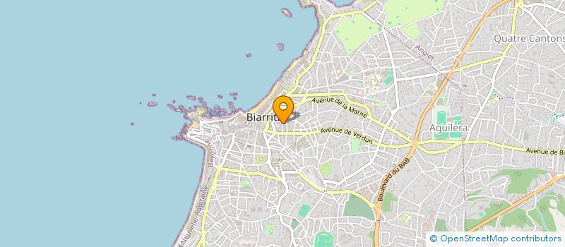 localisation de l'entreprise MADAME NATHALIE BORDES à BIARRITZ