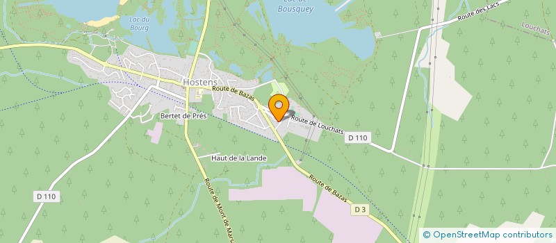 localisation de l'entreprise MADAME NATHALIE BORDES  HOSTENS