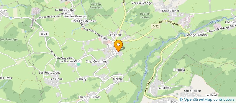 localisation de l'entreprise MADAME NATHALIE BORDET  VINZIER