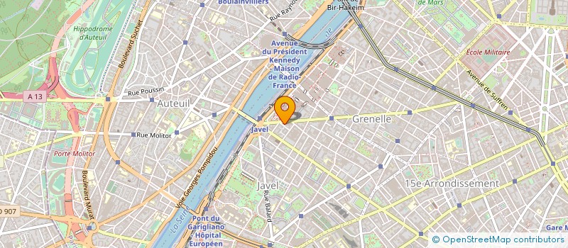 localisation de l'entreprise MADAME NATHALIE BORGIS-DE KERSABIEC  PARIS