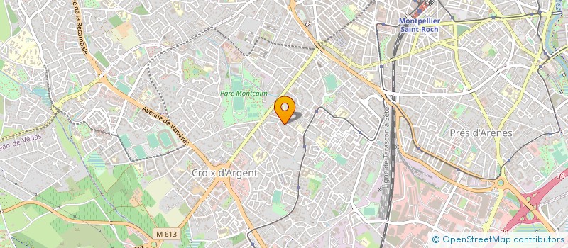 localisation de l'entreprise MADAME NATHALIE BORIES à MONTPELLIER