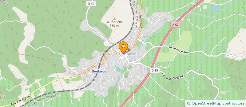 localisation de l'entreprise MADAME NATHALIE BORNET TAILHANDIER  GONFARON