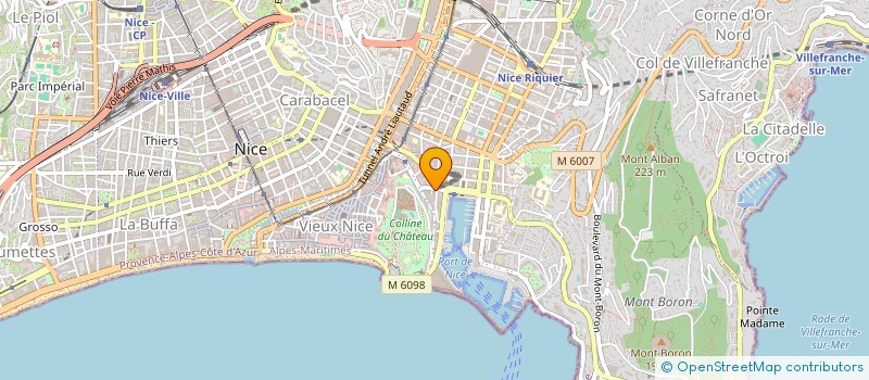 localisation de l'entreprise MADAME NATHALIE BORNIC à NICE