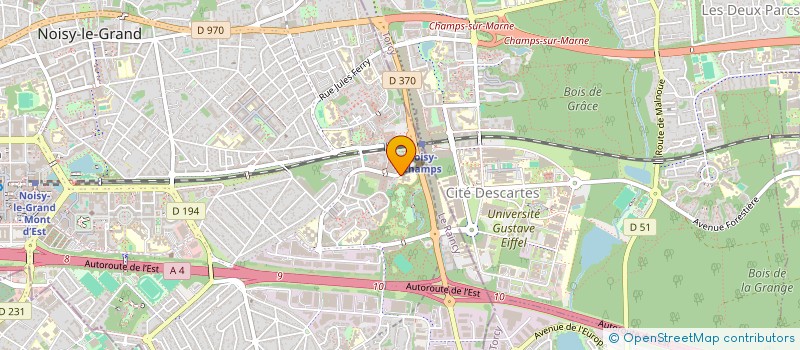 localisation de l'entreprise MADAME NATHALIE BORRAGAN  NOISY-LE-GRAND