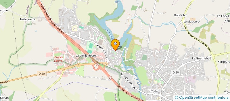 localisation de l'entreprise MADAME NATHALIE BORSSARD  MUZILLAC