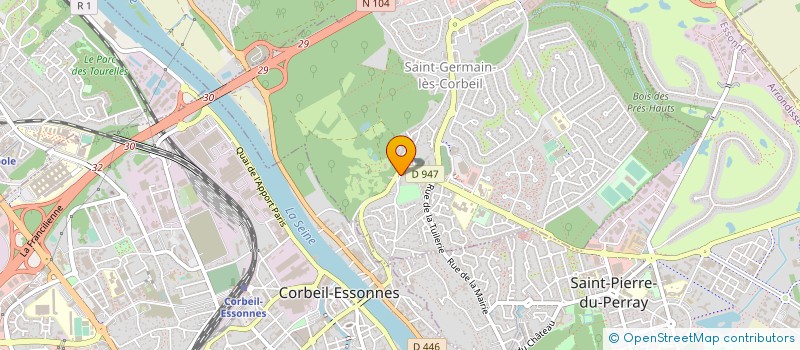 localisation de l'entreprise MADAME NATHALIE BOSCO à SAINT-GERMAIN-LES-CORBEIL
