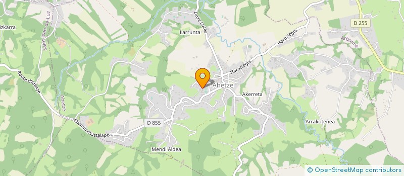 localisation de l'entreprise MADAME NATHALIE BOSPHORE  AHETZE