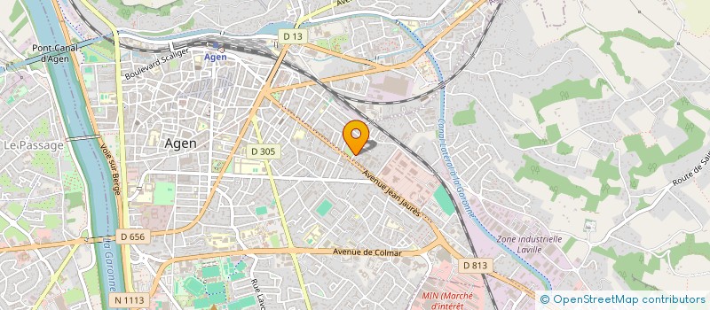 localisation de l'entreprise MADAME NATHALIE BOSQUAIN  AGEN