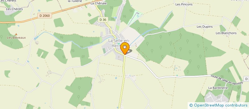 localisation de l'entreprise MADAME NATHALIE BOSSARD à LA SELLE-EN-HERMOY
