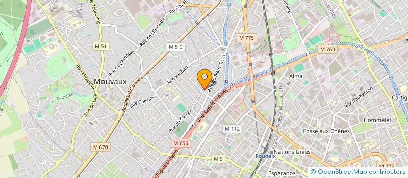 localisation de l'entreprise MADAME NATHALIE BOSSUT à TOURCOING