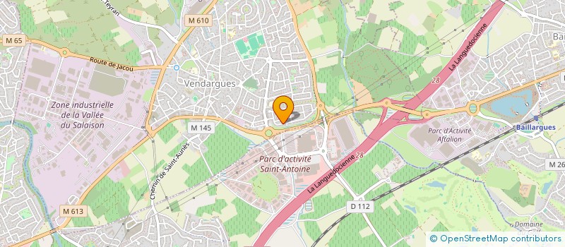 localisation de l'entreprise MADAME NATHALIE BOTTON  VENDARGUES