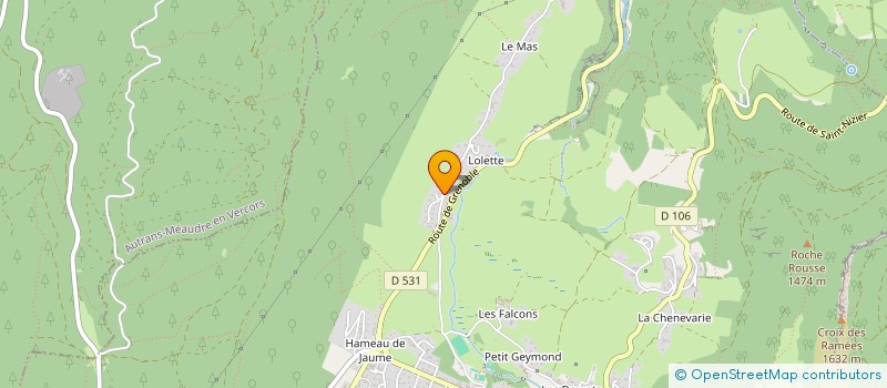 localisation de l'entreprise MADAME NATHALIE BOUCARD à LANS-EN-VERCORS