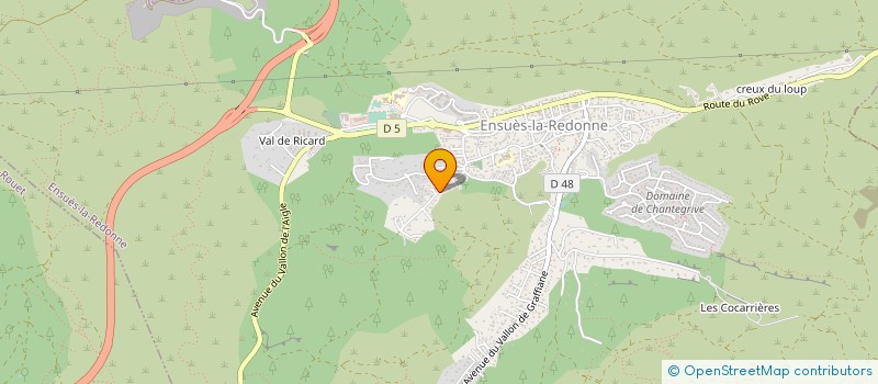 localisation de l'entreprise MADAME NATHALIE BOUCHACOURT  ENSUES-LA-REDONNE