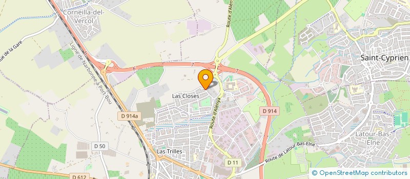 localisation de l'entreprise MADAME NATHALIE BOUCHER  ELNE