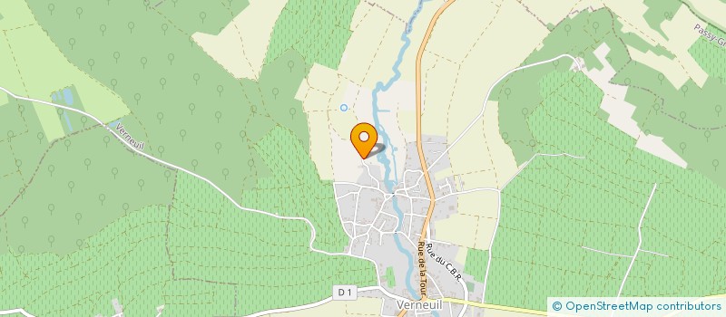 localisation de l'entreprise MADAME NATHALIE BOUCHEZ  VERNEUIL