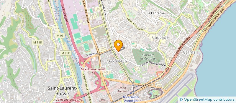localisation de l'entreprise MADAME NATHALIE BOUERY à NICE