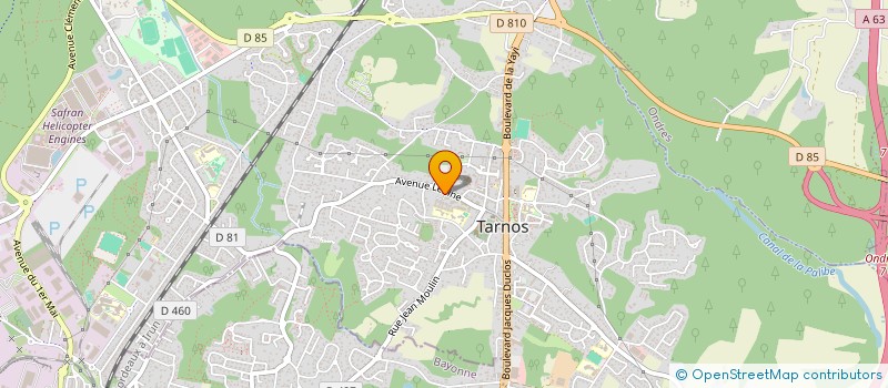 localisation de l'entreprise MADAME NATHALIE BOUFFARD  TARNOS