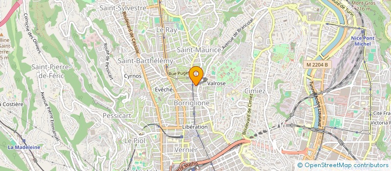 localisation de l'entreprise MADAME NATHALIE BOUFFET à NICE
