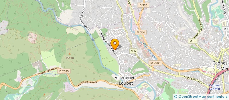 localisation de l'entreprise MADAME NATHALIE BOUHANNA à VILLENEUVE-LOUBET