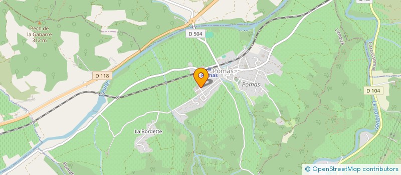 localisation de l'entreprise MADAME NATHALIE BOUHOURS  POMAS