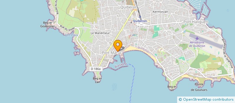 localisation de l'entreprise MADAME NATHALIE BOUILLY à QUIBERON