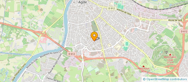 localisation de l'entreprise MADAME NATHALIE BOUJU à AGDE