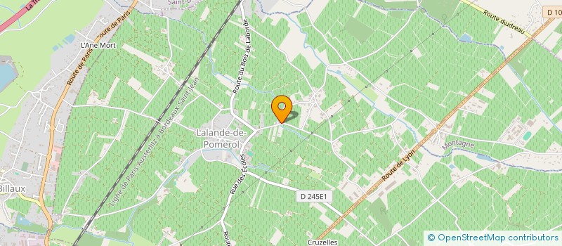 localisation de l'entreprise MADAME NATHALIE BOUJUT  LALANDE-DE-POMEROL