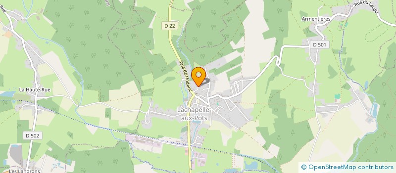 localisation de l'entreprise MADAME NATHALIE BOULANGER  LACHAPELLE-AUX-POTS