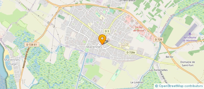 localisation de l'entreprise MADAME NATHALIE BOULBON à MARENNES-HIERS-BROUAGE